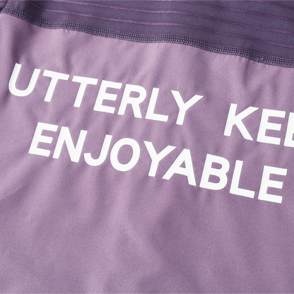 Women's Short Jersey Road  RP600-Deep plum purple