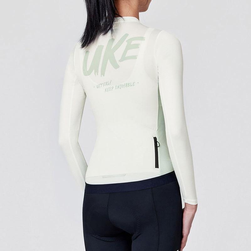 Women's LS Jersey CL-1 Moonlight-Grass Green
