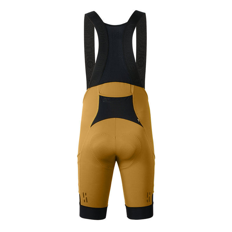 Men's Cargo Bib Shorts SI-1 Basalt-Plateau Yellow