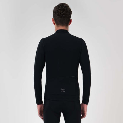 Men's Training Thermal Cycling Jacket Ocean-Black