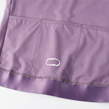 Women's Short Jersey Road  RP600-Deep plum purple