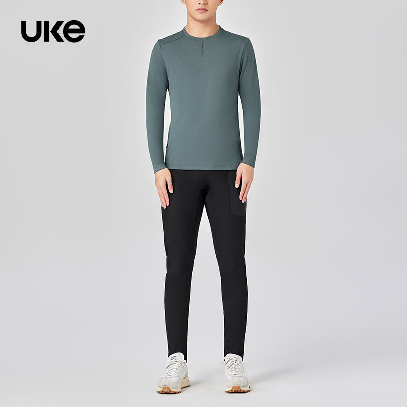Men's Windproof Thermal Tights CL-1 Thunder Trace（No cushion）-Black