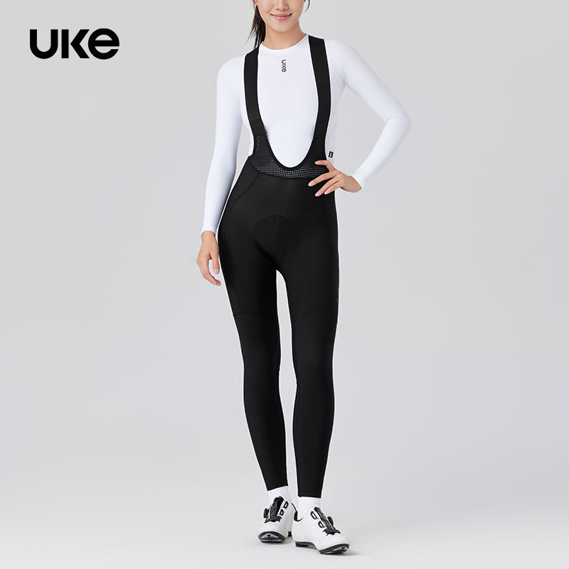 Women's Thermal Bib Tights PR-1 Shi Ne-Black