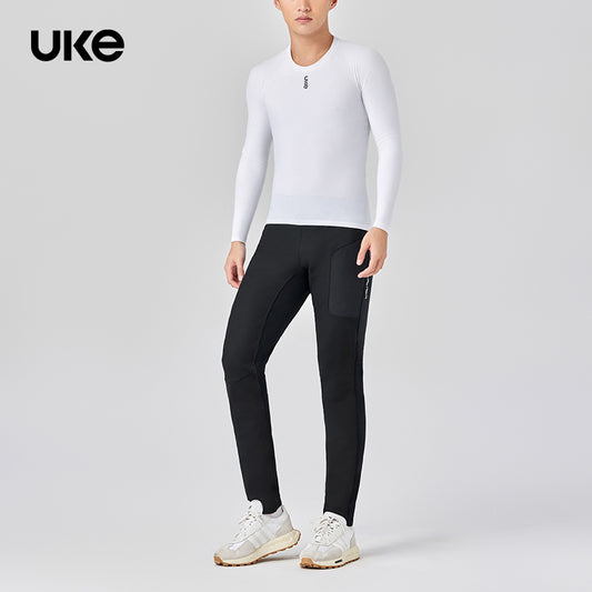 Men's Windproof Thermal Tights CL-1 Thunder Trace（No cushion）-Black