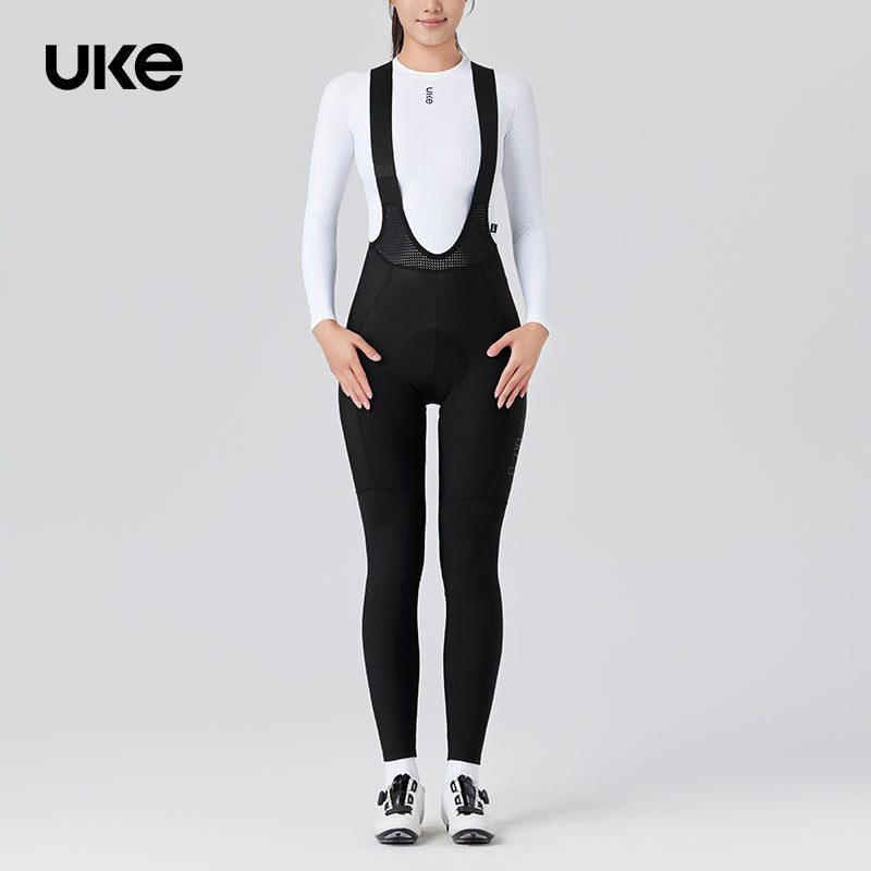 Women's Thermal Bib Tights PR-1 Shi Ne-Black