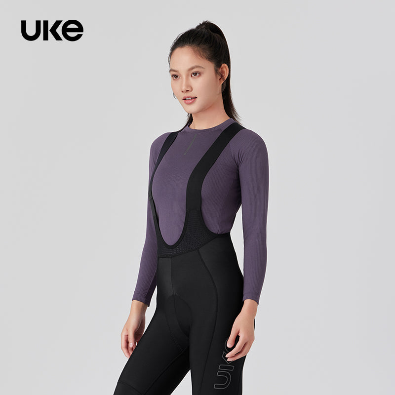 Capa base térmica de manga larga para mujer CL-1 Yougu-Morado