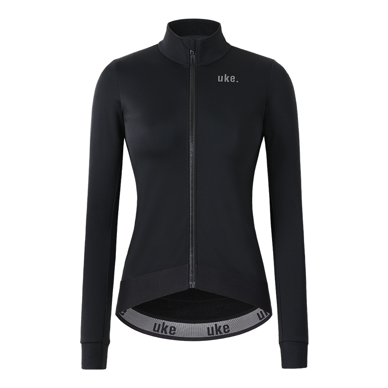 Women's Training Thermal Cycling Jacket Dreaming-Black