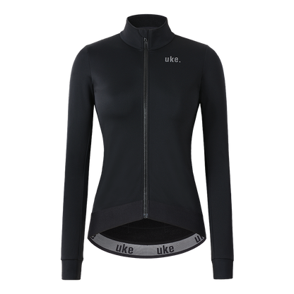 Women's Training Thermal Cycling Jacket Dreaming-Black
