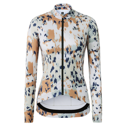 Women's Training Thermal Cycling Jersey Motley-Camouflage