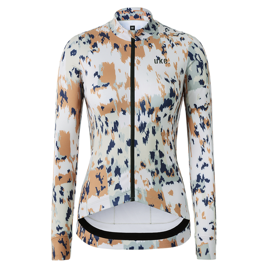 Women's Training Thermal Cycling Jersey Motley-Camouflage