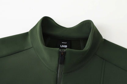 Men's Thermal Cycling Jersey CL-1 Shadow Chaser-Deep Moss Green