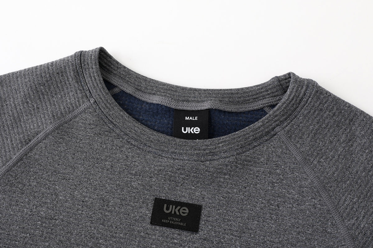 Men's Merino Wool L/S Base Layer SI-1 Shanyue-Dark Hemp Gray