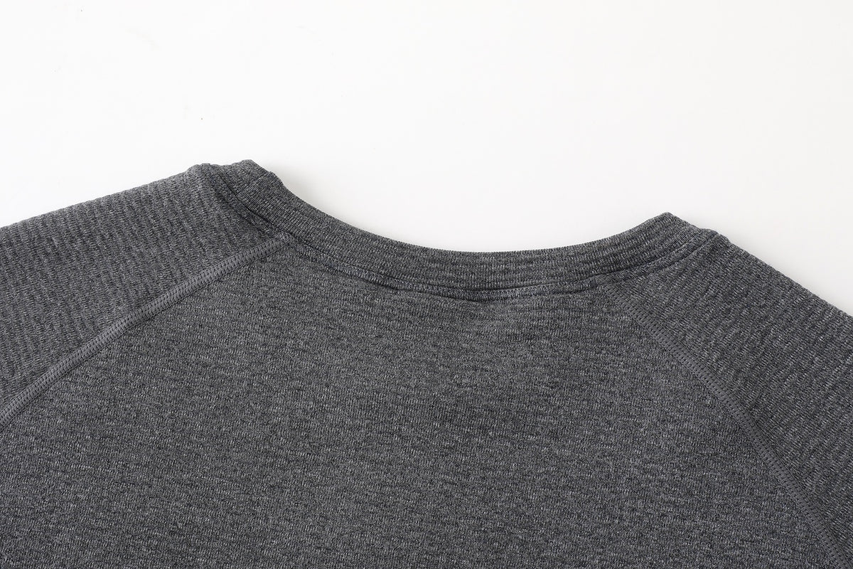 Men's Merino Wool L/S Base Layer SI-1 Shanyue-Dark Hemp Gray