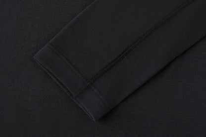 Men's Merino Wool L/S Base Layer PR-1 Xingchuan-Black