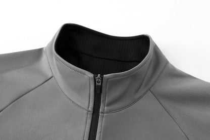 Men's Windproof Thermal Cycling Jacket CL-1 Speed Shadow-Grey Black