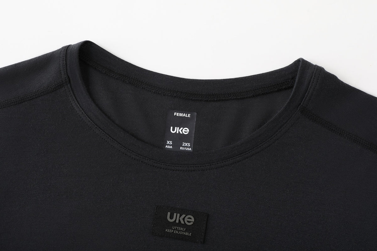 Women's Merino Wool L/S Base Layer PR-1 Phoenix Song-Black