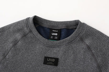 Women's Merino Wool L/S Base Layer SI-1 Youwu-Dark Hemp Gray