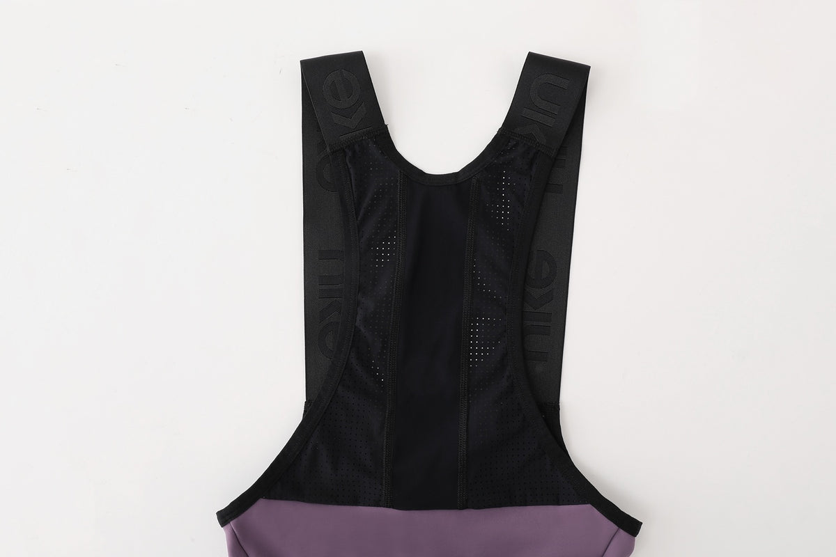 Women's Thermal Cargo Bib Tights CL-1 Qingya-Wisteria