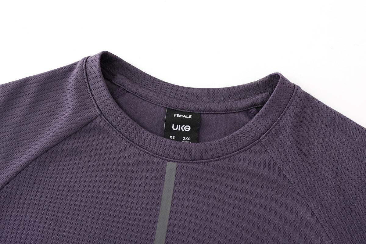 Capa base térmica de manga larga para mujer CL-1 Yougu-Morado