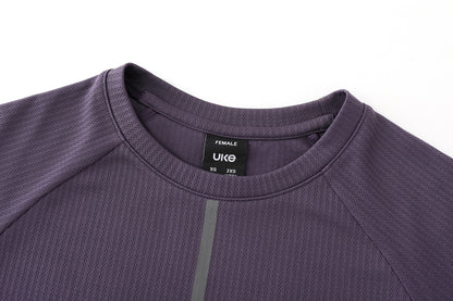 Capa base térmica de manga larga para mujer CL-1 Yougu-Morado