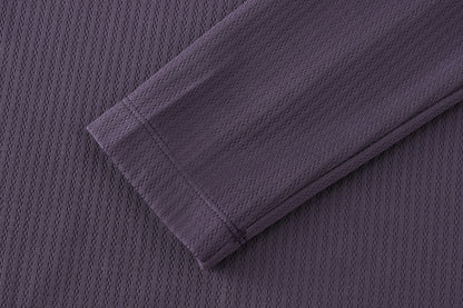 Capa base térmica de manga larga para mujer CL-1 Yougu-Morado