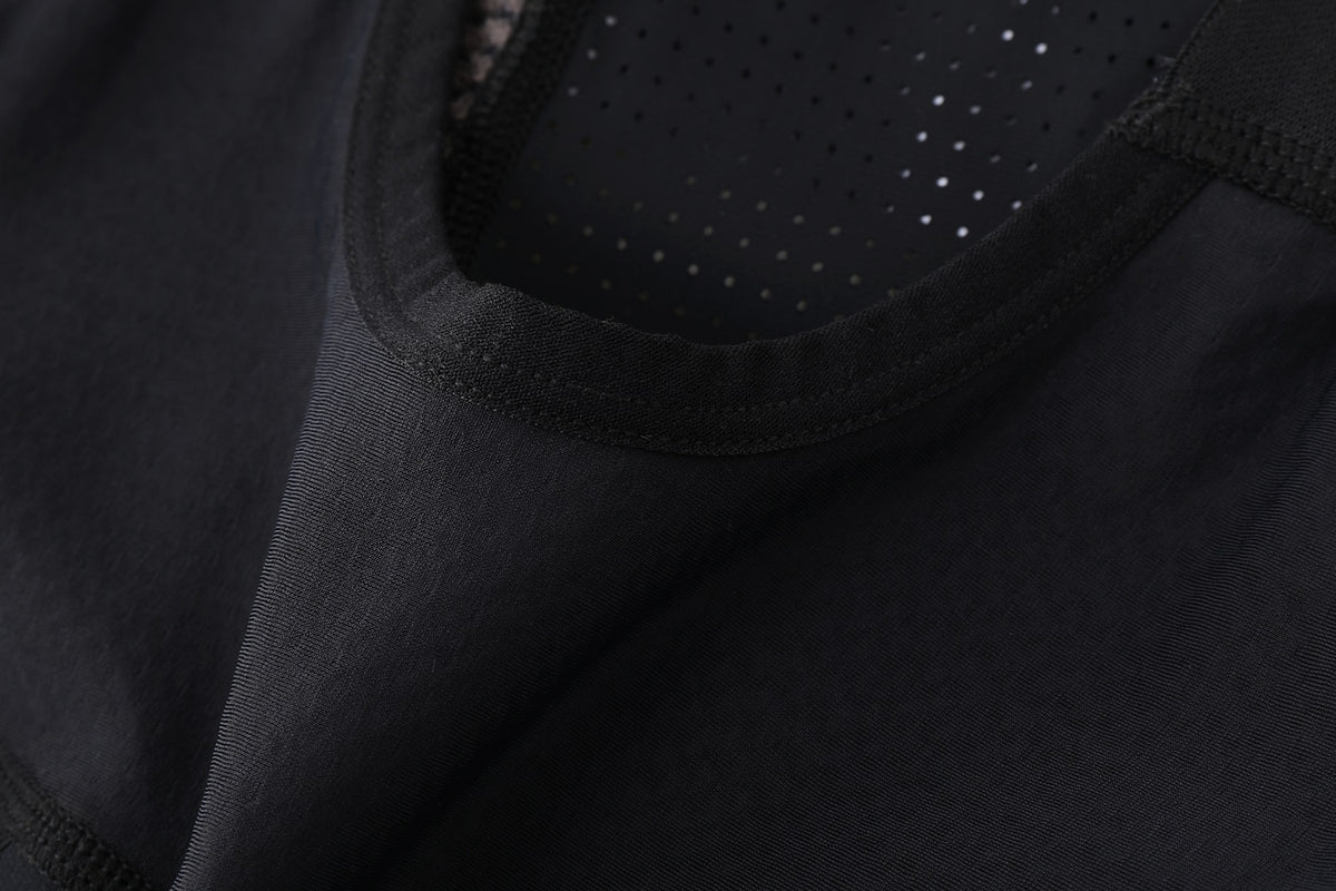 Women's Windproof Thermal Bib Tights PR-1 Black-Black
