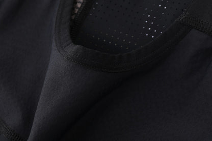 Women's Windproof Thermal Bib Tights PR-1 Black-Black