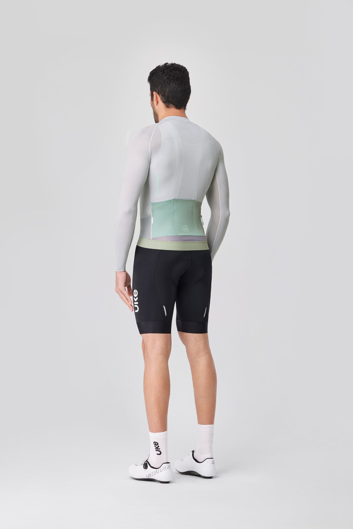 Men's LS Jersey SI-1 Qingzhang-Silver blue