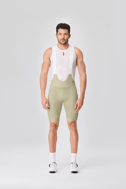 Men's EIT Bib Shorts PRO ChuanBai-Beige