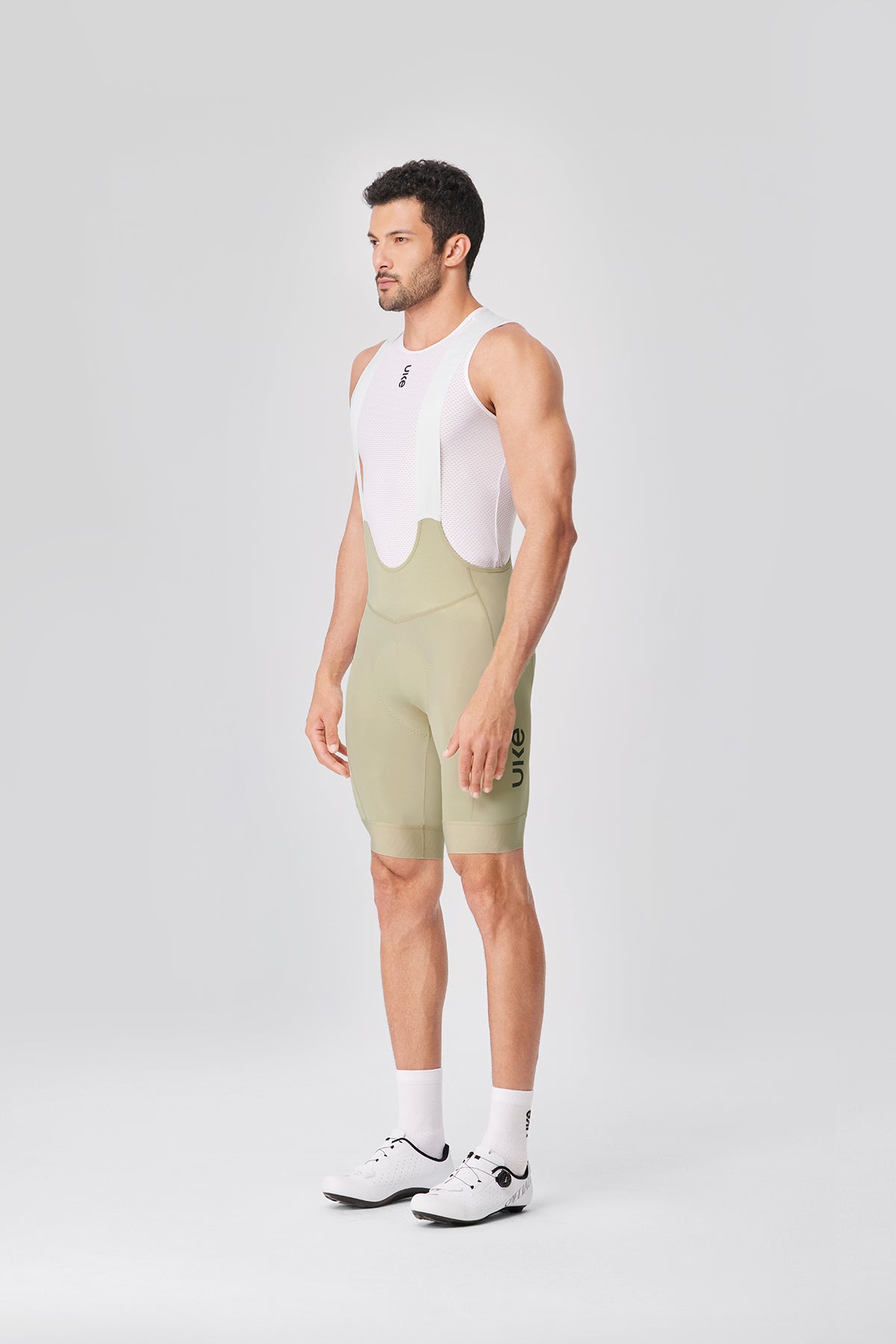 Men's EIT Bib Shorts PRO ChuanBai-Beige
