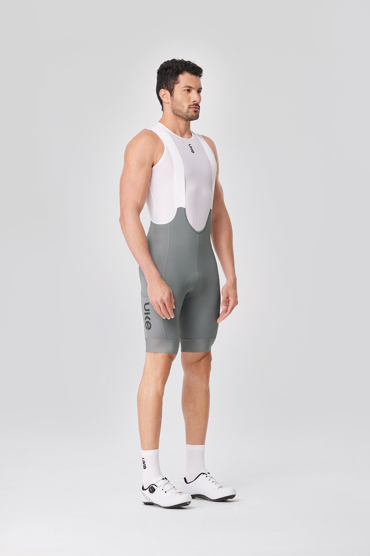 Men's Cargo Bib Shorts CL-1 Gaowu -Silver moon