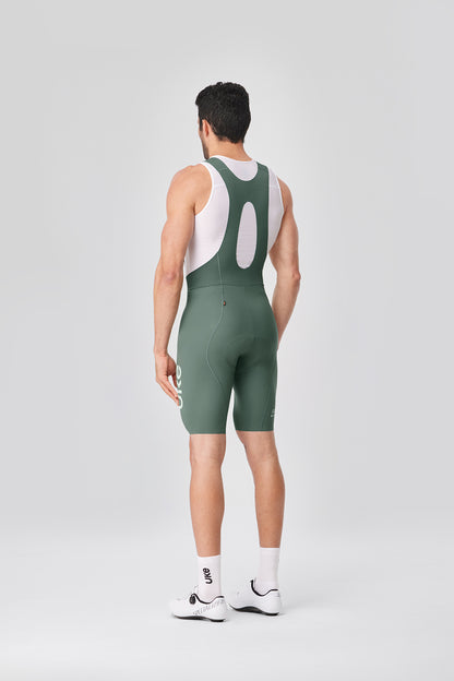 Men's Seamless Bib Shorts SI-1 Shatter the sky - Bluish grey