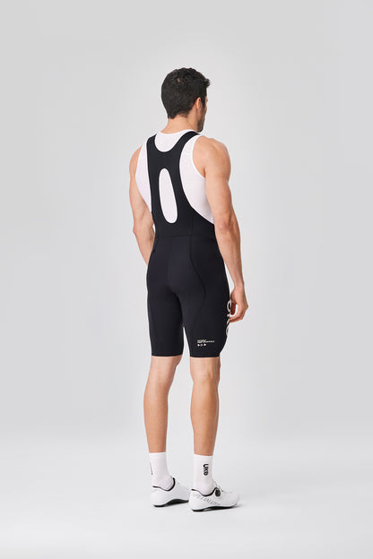 Men's Seamless Bib Shorts SI-1 Shatter the sky - Black