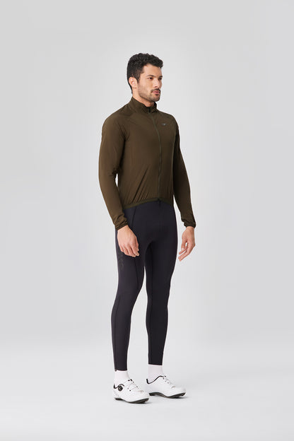 Chaqueta cortavientos para hombre CL-1 de iluminación completa - Verde oliva