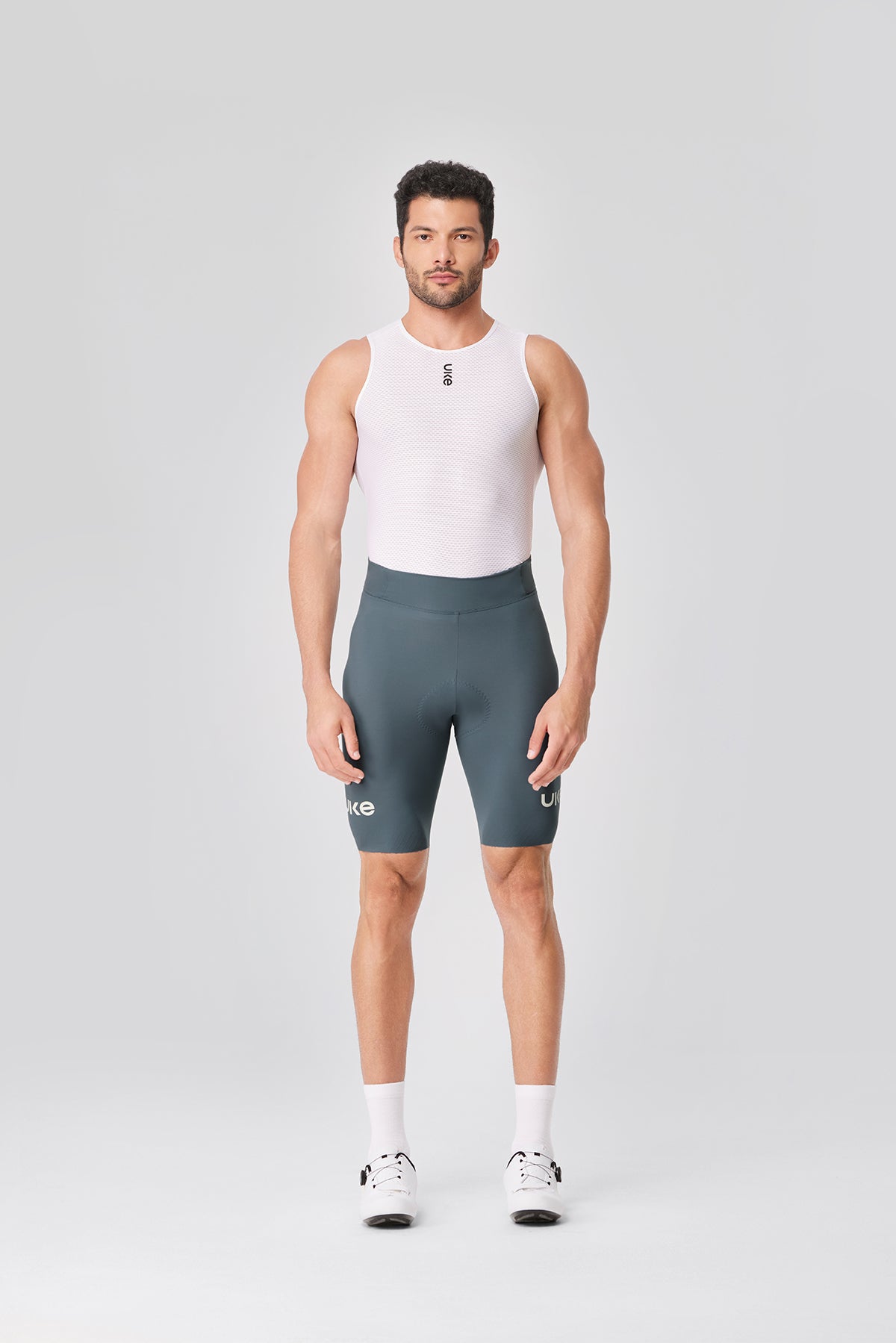 Men's Seamless Cycling Shorts SI-1 ChengYe -Gray