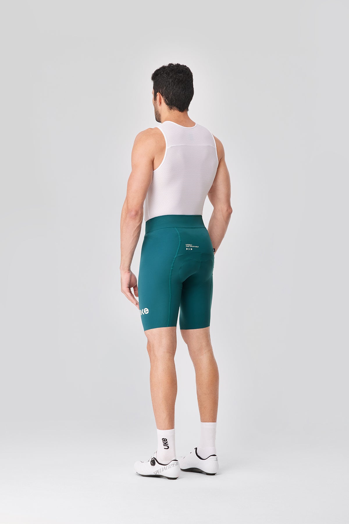 Men's Seamless Cycling Shorts SI-1 ChengYe -Lake Blue