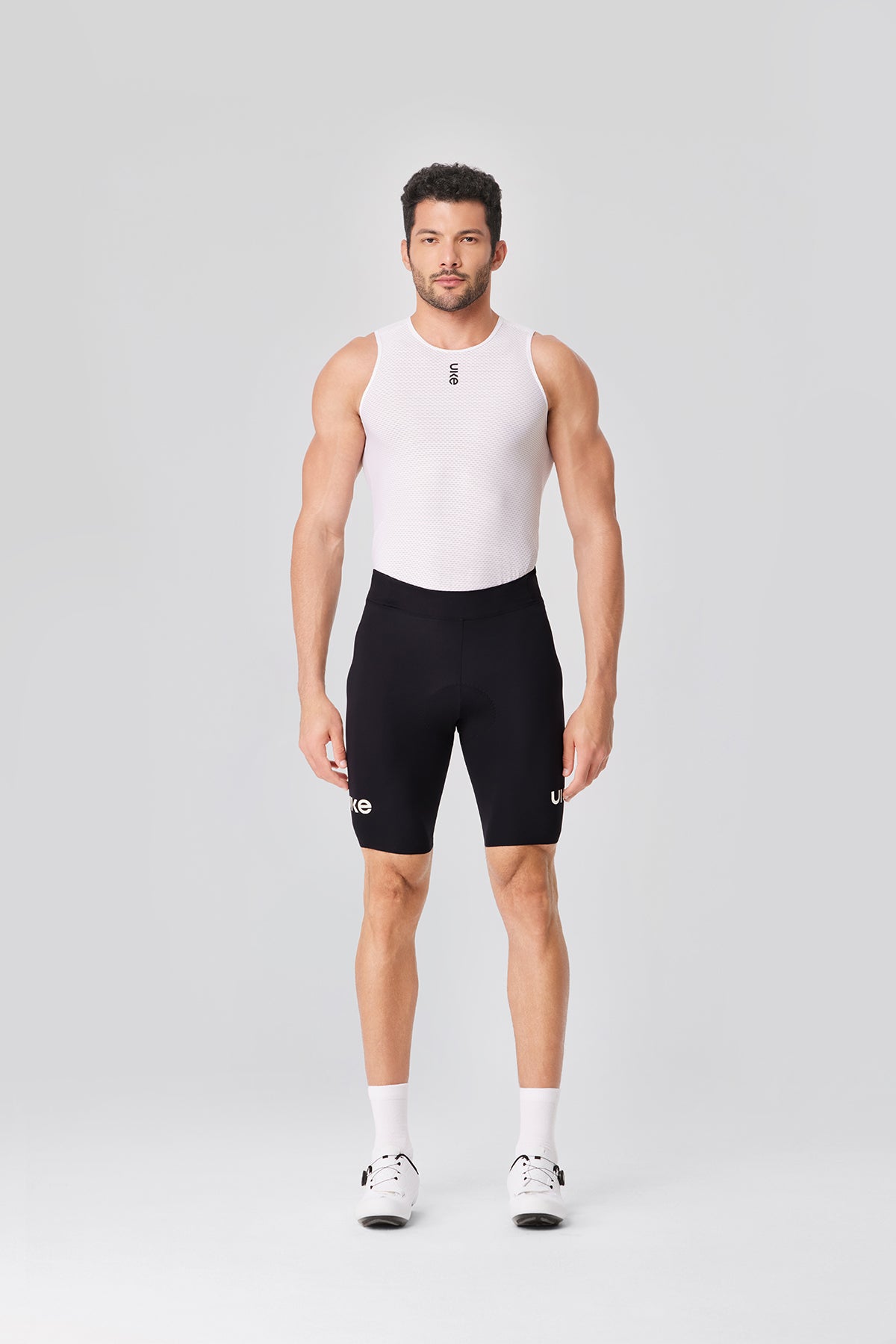 Men's Seamless Cycling Shorts SI-1 ChengYe -Black