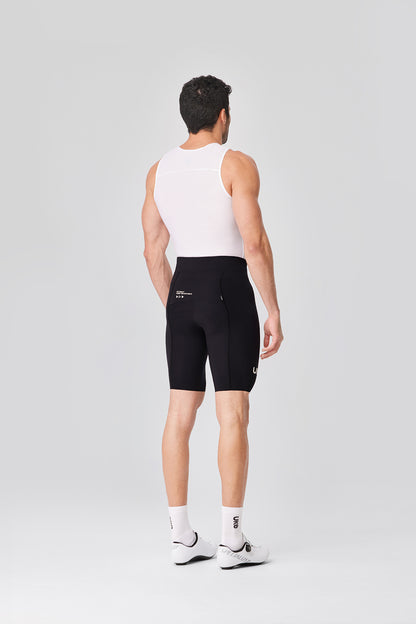 Men's Seamless Cycling Shorts SI-1 ChengYe -Black