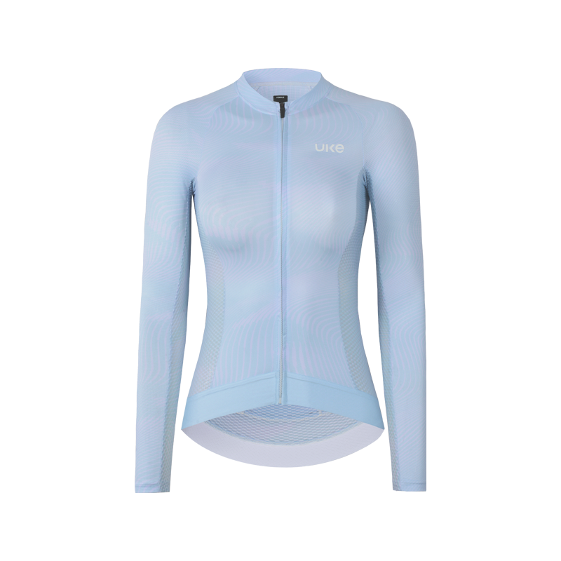 Women's LS Jersey Qixing-Light blue