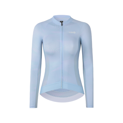 Women's LS Jersey Qixing-Light blue