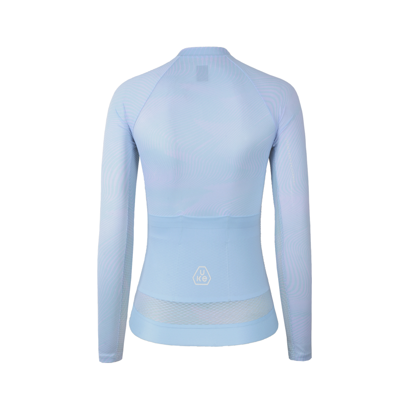 Women's LS Jersey Qixing-Light blue