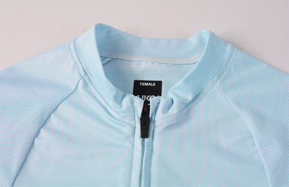 Women's LS Jersey Qixing-Light blue