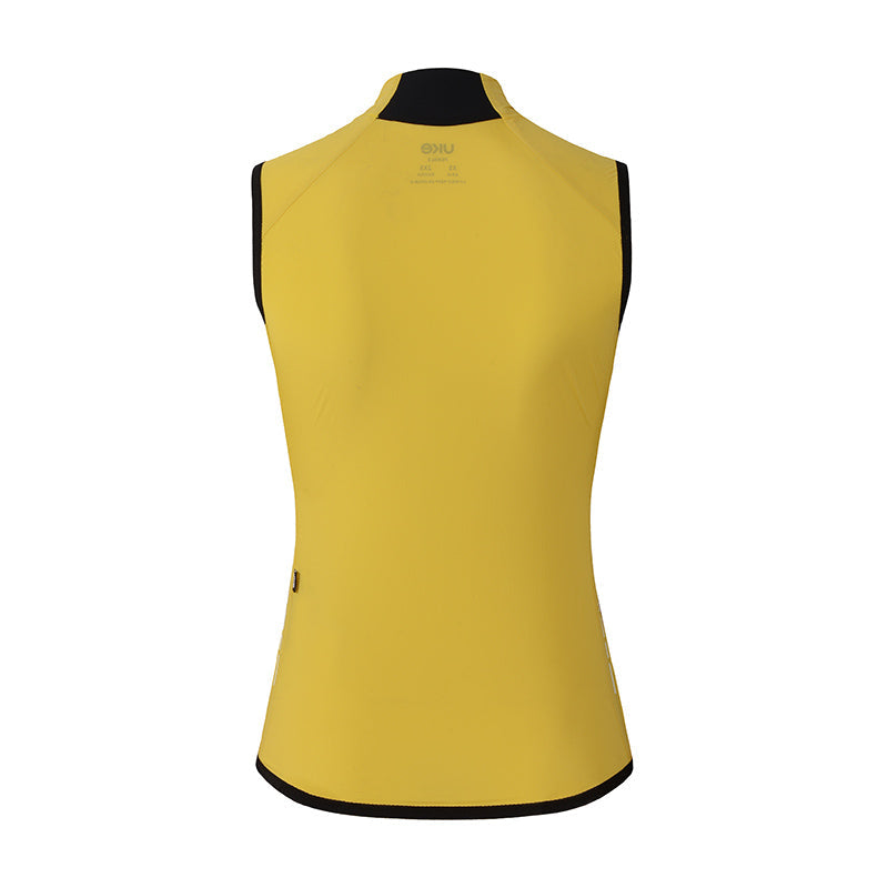 Women's  Cycling Gilet CL-1 WindNight-Bergamot Yellow