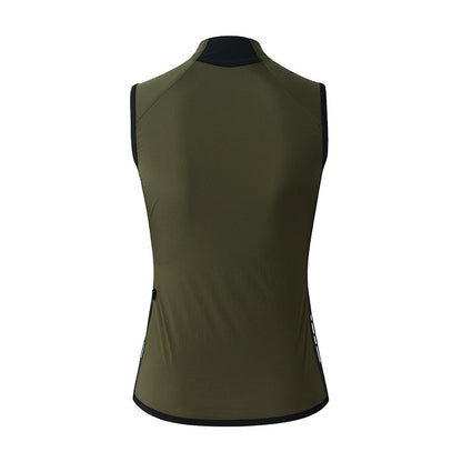 Women's  Cycling Gilet CL-1 WindNight-Olive Green