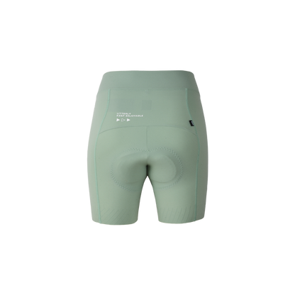 Women's Seamless Ultra Shorts Astonishing Goose-Sage green