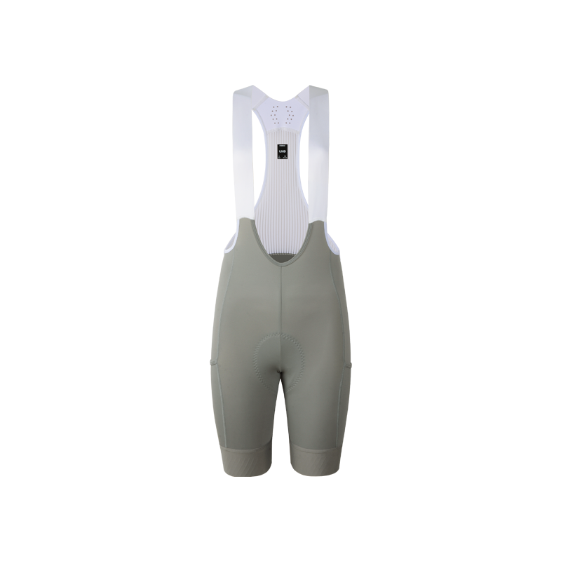 Women's Cargo Bib Shorts Yun Lan-Silver moon