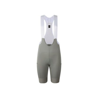 Women's Cargo Bib Shorts Yun Lan-Silver moon