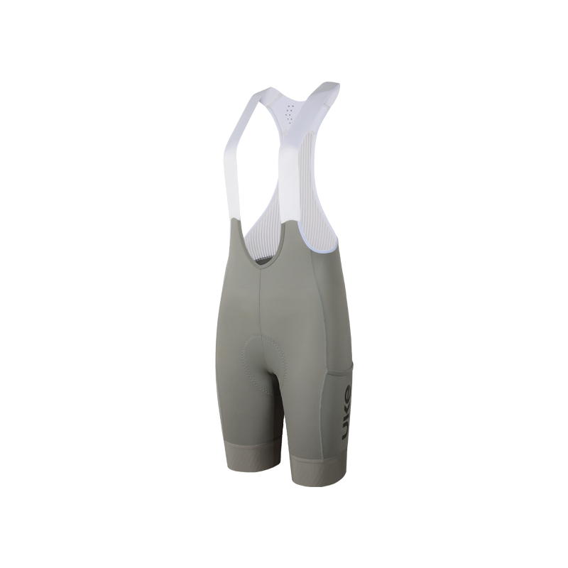 Women's Cargo Bib Shorts Yun Lan-Silver moon