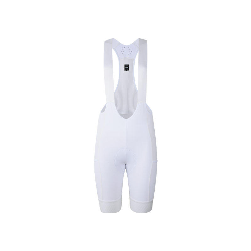 Culotte ciclista con tirantes cargo de mujer Yun Lan-White