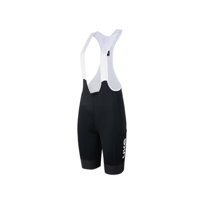 Women's Cargo Bib Shorts Yun Lan-Black